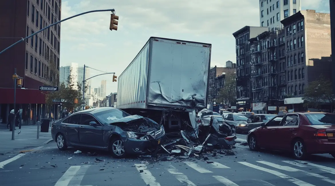 semi truck accident