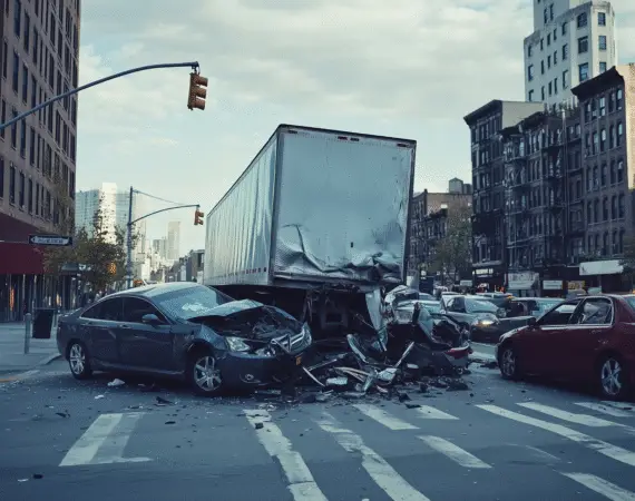 semi truck accident
