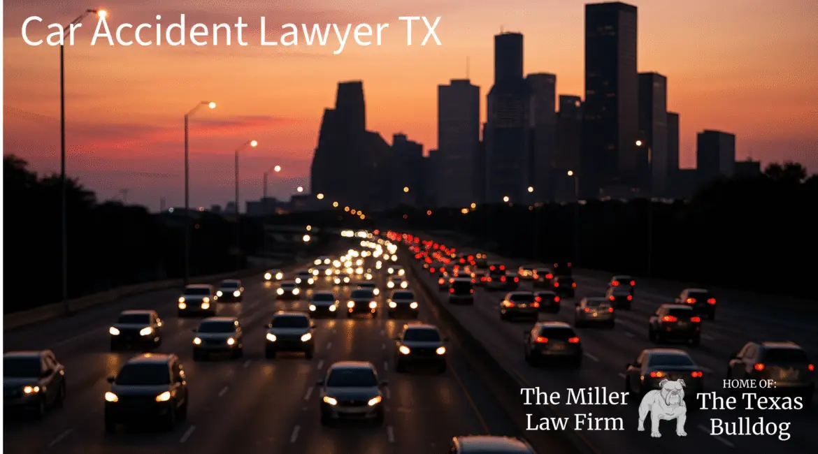 Texas car accident lawyer helping victims after crashes on Houston highways.