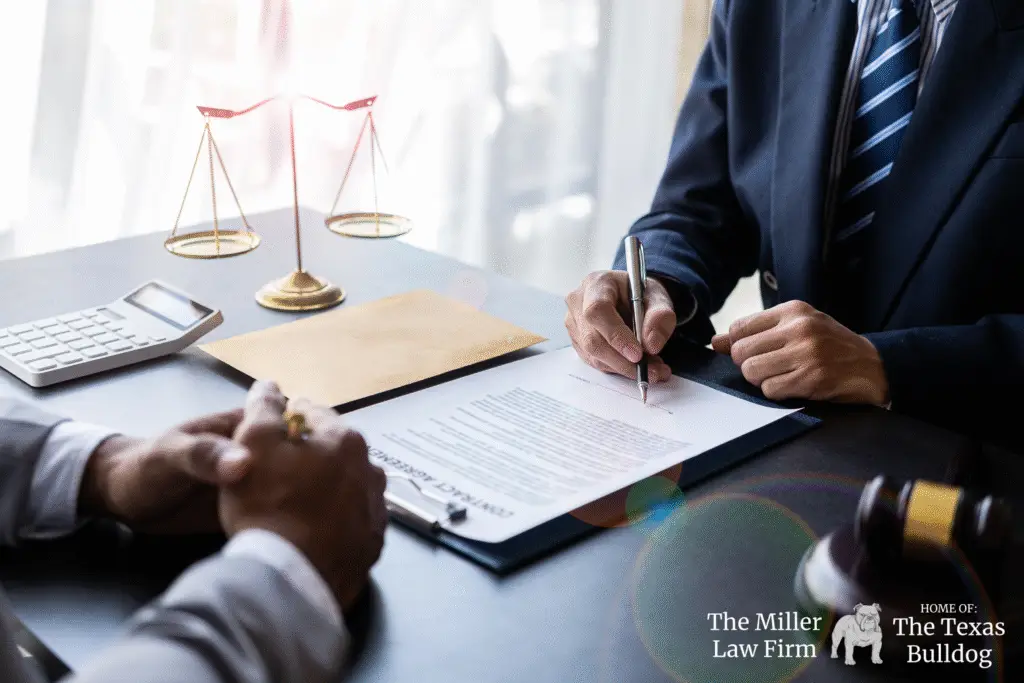 Houston truck accident lawyer helping client after 18 wheeler crash