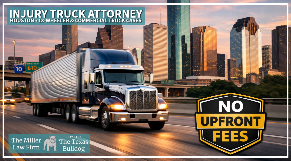 Injury truck attorney in Houston helping victims injured in 18-wheeler and commercial truck accidents