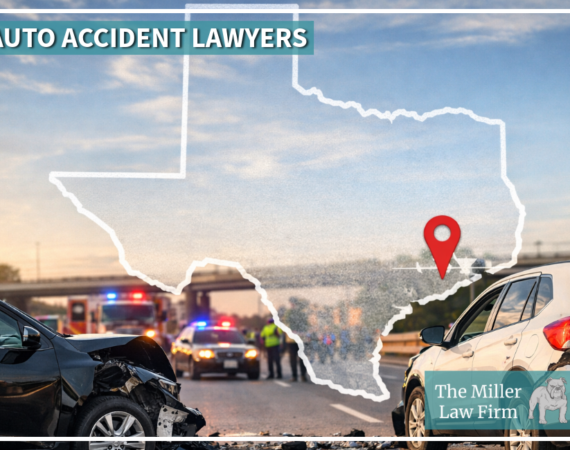 Texas auto accident lawyers helping injured drivers after serious crash with Texas map highlighting Houston representation.
