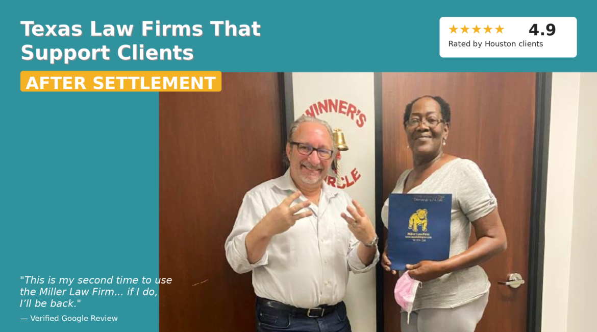 Houston personal injury client returns to same law firm after multiple accident cases with The Texas Bulldog